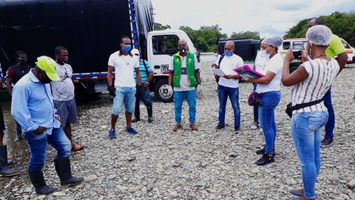 AlcaldÃ­a hace entrega de mercados a comunidades negras e indÃ­genas en el Bajo Calima