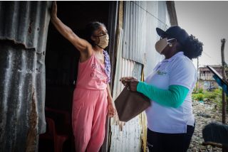 AlcaldÃ­a distrital iniciÃ³ entrega de bonos alimenticios conseguidos con la DonatÃ³n Buenaventura Solidaria