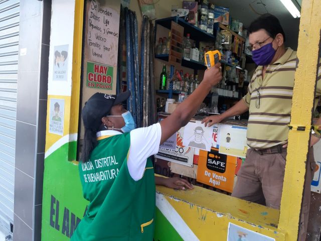 Cerco epidemiolÃ³gico fue realizado en zona comercial y residencial de Pueblo Nuevo