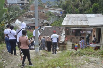 Alcaldía distrital está por finalizar la primera fase de asistencia humanitaria en la comuna 9 de Buenaventura 
