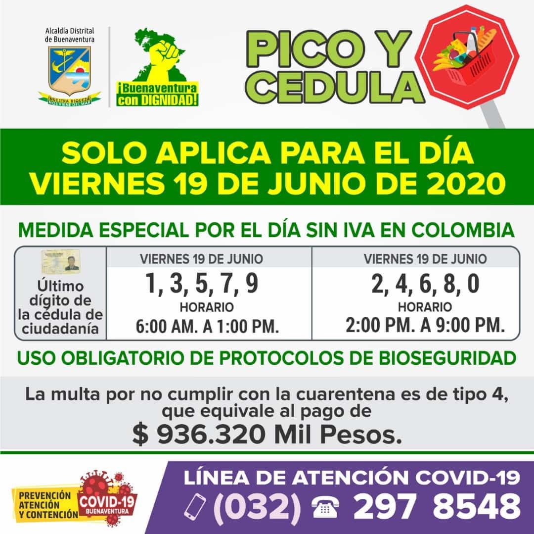 Modifican pico y cédula y levantan medida de pico y placa para que bonaverenses se beneficien del día sin IVA