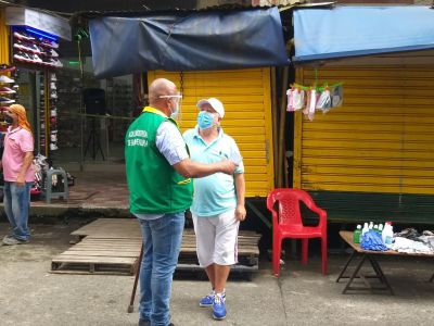 Alcaldía Interviene el sector peatonal y comercial de Pueblo Nuevo