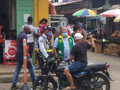Alcaldía Interviene el sector peatonal y comercial de Pueblo Nuevo