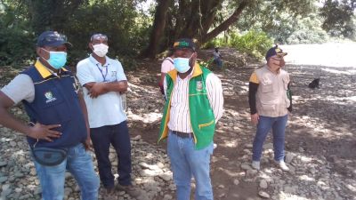 Alcalde Víctor Vidal logra aunar esfuerzos para recuperar tubería matriz que afectó el acueducto