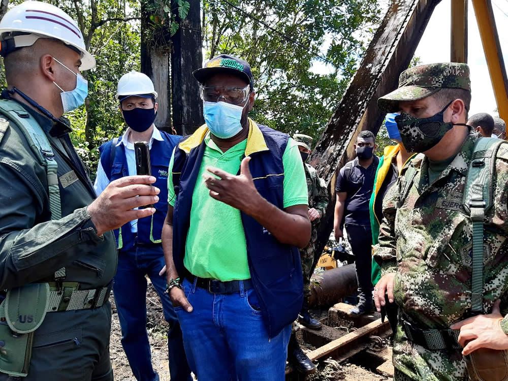 En fase final la reparación provisional del acueducto de Buenaventura