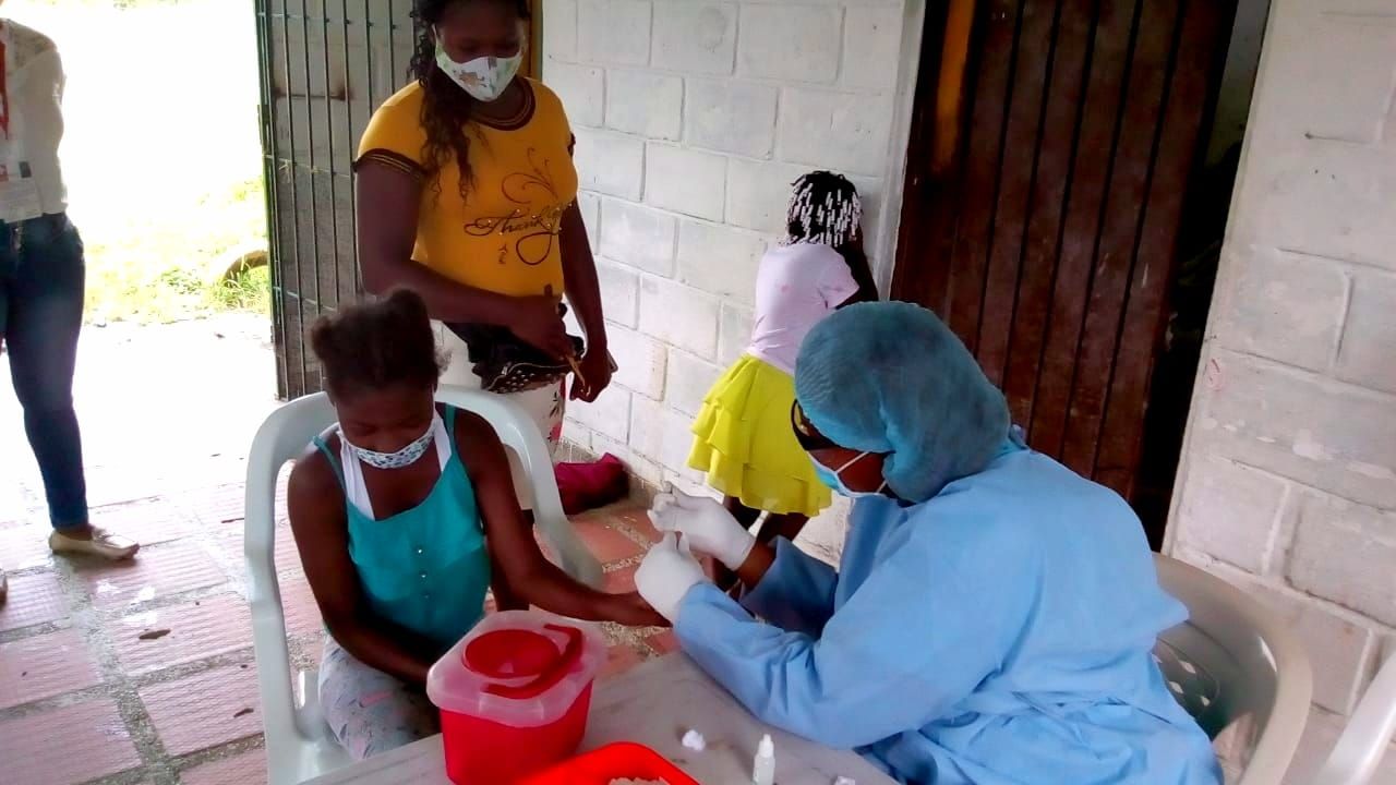 Secretaría de Salud realizó Cerco Epidemiológico de Malaria en corregimiento de Zacarías