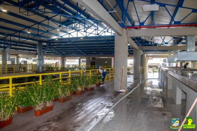 Alcaldía lideró Jornada de Limpieza y Desinfección en la Galería de Pueblo Nuevo