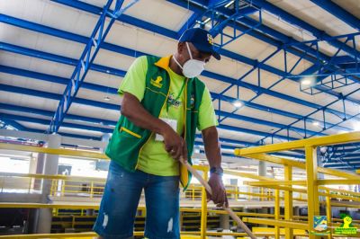 Alcaldía lideró Jornada de Limpieza y Desinfección en la Galería de Pueblo Nuevo