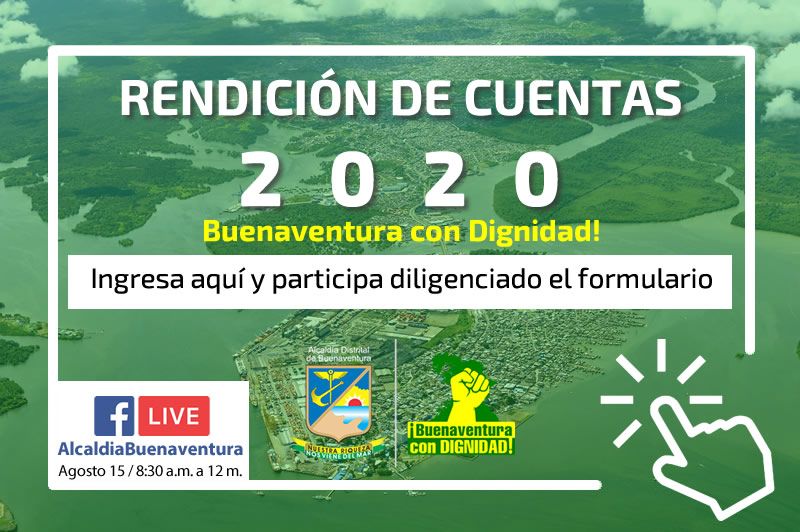 Bonaverenses podrán dar su opinión sobre la presentación de la Rendición de Cuentas por parte de la Alcaldía distrital