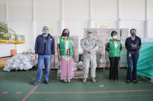Alcaldía distrital recibe donación en kits de bioseguridad y mercados por parte de la Fundación Telefónica Movistar