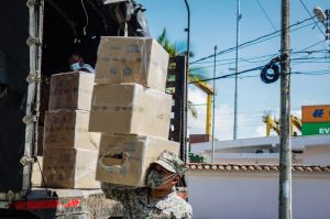 Alcaldía distrital recibe donación en kits de bioseguridad y mercados por parte de la Fundación Telefónica Movistar