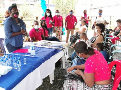 Alcaldía Distrital y la Fundación Infantil Huellas que Transforman entregan dotación a personas en condición de discapacidad