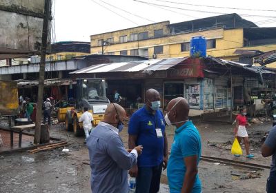 Sin contratiempos avanza desafectación en los alrededores de la plaza de mercado José Hilario López