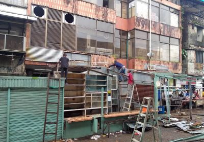 Sin contratiempos avanza desafectación en los alrededores de la plaza de mercado José Hilario López