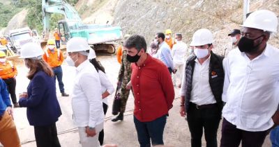 Alcalde distrital acompañó el inicio de obras para construir la segunda calzada Buga - Buenaventura