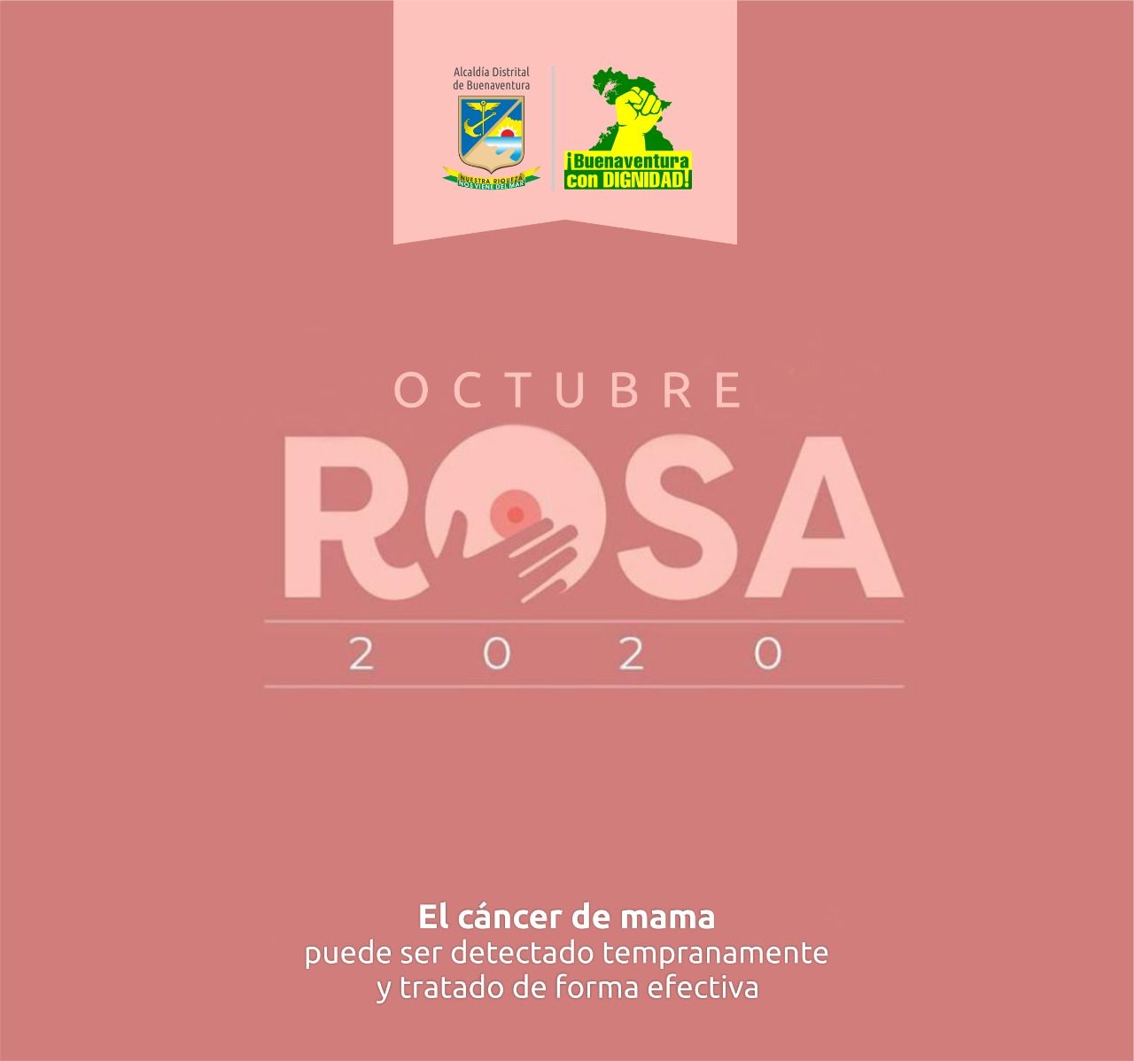 Octubre, Mes Rosa para detectar el cáncer de mama 