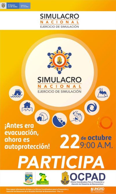 Buenaventura participa del Simulacro Nacional de Evacuación atípico que se hará el 22 de Octubre