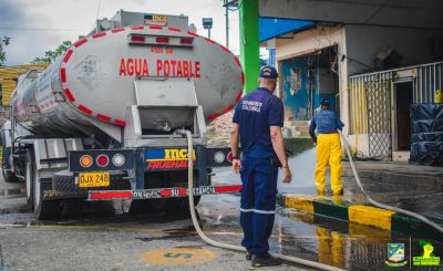 Realizan jornada de limpieza y desinfección a la Terminal de Transporte de Buenaventura 