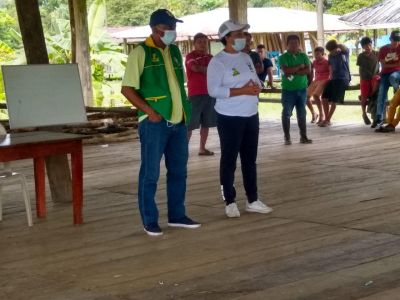 La Alcaldía Distrital facilitó el retorno de 16 familias de la comunidad de Chachajo a su lugar de origen