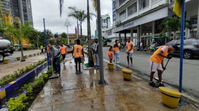 Gestora Social realizó "Lavatón" en el emblemático Bulevar de Buenaventura