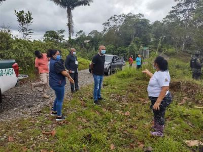 Alcaldía distrital da cumplimiento a medida cautelar para proteger la vereda La Esperanza