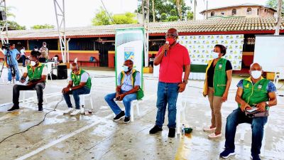 Alcalde dialogó con algunos Consejos Comunitarios de la antigua vía al mar
