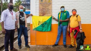 Alcalde de Buenaventura inaugura y entrega a la población dos puestos de salud en la Bocana y Juanchaco
