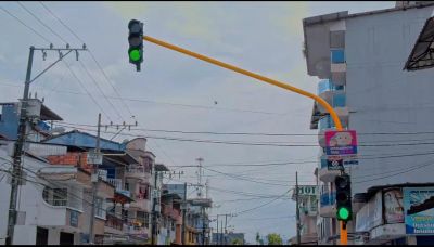 Secretaría de Tránsito y Transporte realiza mantenimiento y reparación de semáforos en Buenaventura