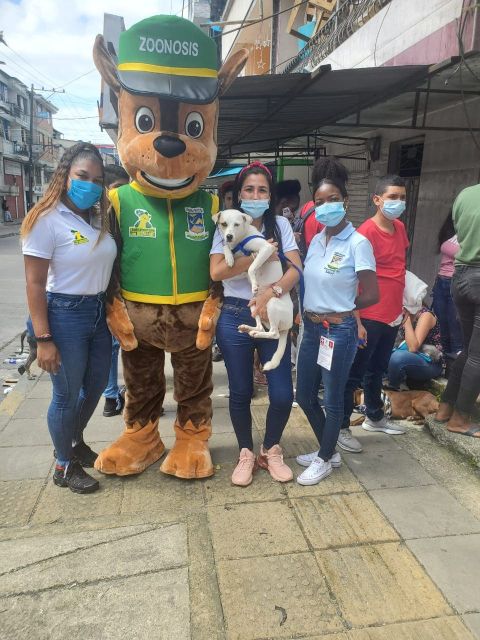 Secretaría de Salud distrital realiza jornada de vacunación y esterilización a caninos y felinos