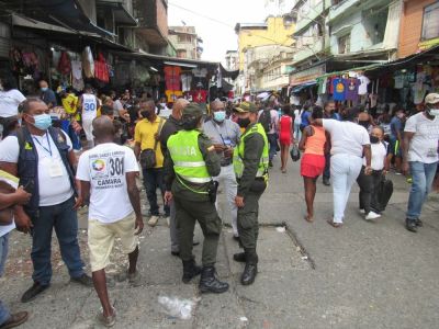 Alcaldía desarrolló operativo de vigilancia y control en zona comercial de Pueblo Nuevo 