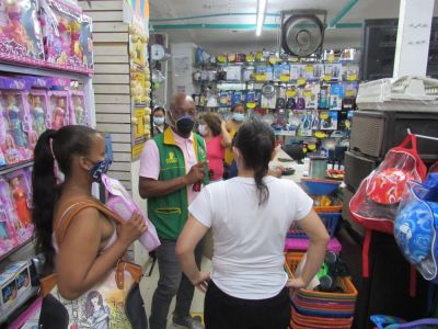 Alcaldía desarrolló operativo de vigilancia y control en zona comercial de Pueblo Nuevo 