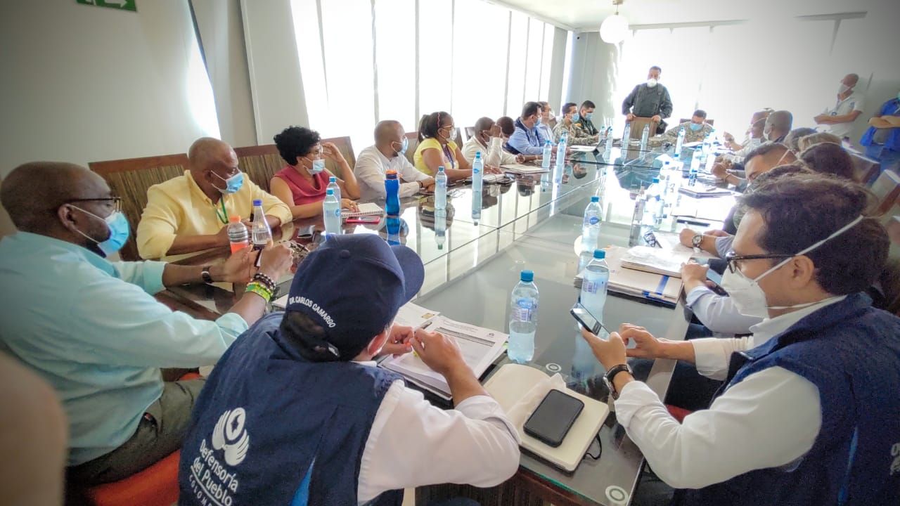 En visita a Buenaventura Defensoría del Pueblo se comprometió a trabajar con la Alcaldía Distrital para brindar atención a las víctimas del conflicto