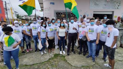 Bonaverenses participaron activamente de la Gran Cadena Humana en rechazo a los hechos de violencia