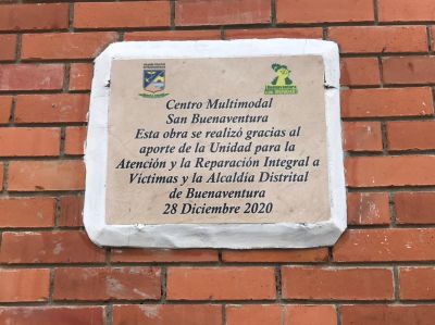 Alcaldía Distrital y la Unidad para las Víctimas realizaron  entrega de un Centro Multimodal en la Urbanización San Buenaventura