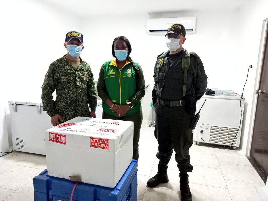 Llegan más vacunas a Buenaventura para combatir el Covid19