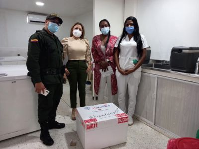 Secretaría de Salud distrital recibe más vacunas de Pfizer