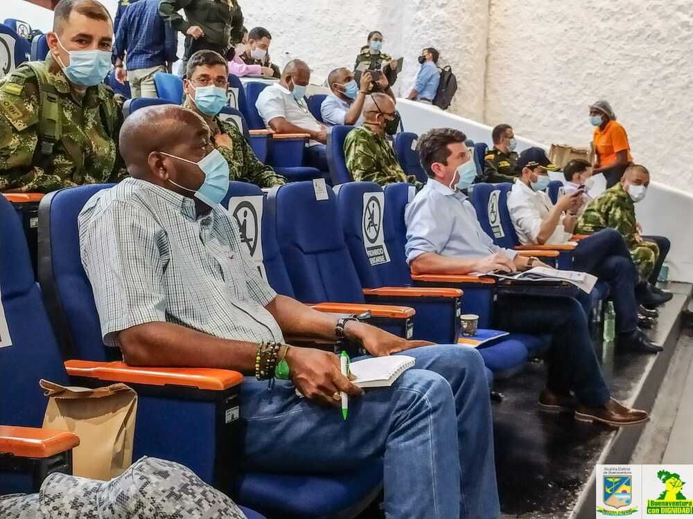 Ministro de Defensa y Alcalde Distrital entregaron balance operacional de los últimos meses en Buenaventura