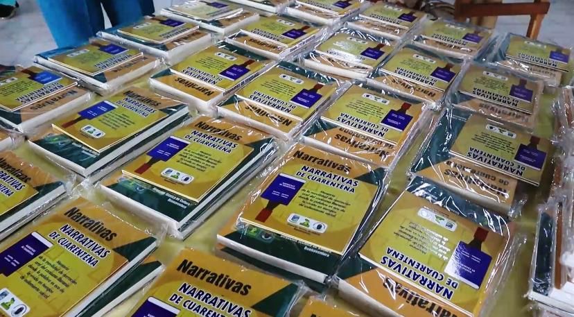 Dirección Técnica de Cultura entrega libros Narrativas de Cuarentena