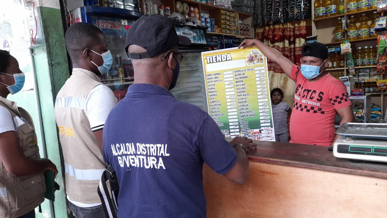 Se realizó control de precios en establecimientos comerciales de Bellavista