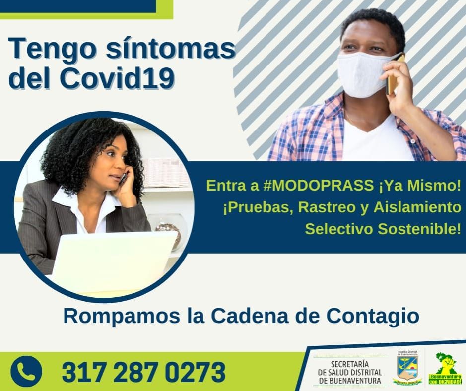 La Secretaría de Salud distrital fortalece la estrategia de Pruebas, Rastreo y Aislamiento Selectivo para mitigar la presencia del Covid19 en Buenaventura 
