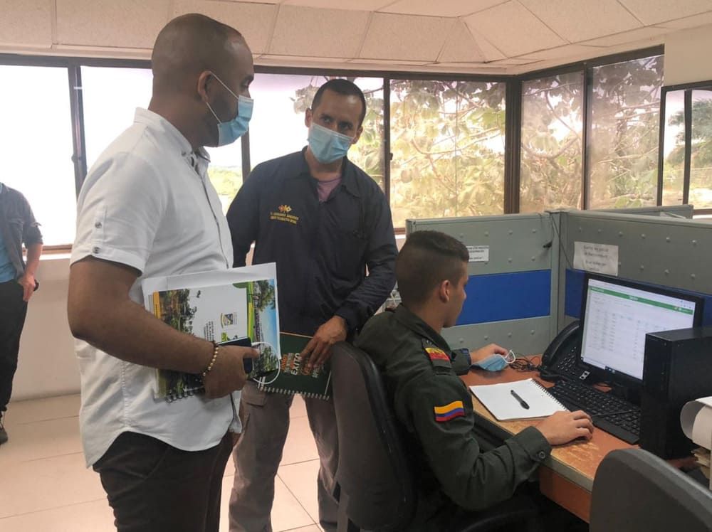 Se recuperaron equipos del Sistema Integrado de Emergencia y Seguridad que es manejado por la Policía Nacional