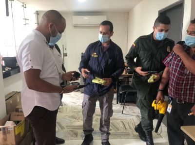 Se recuperaron equipos del Sistema Integrado de Emergencia y Seguridad que es manejado por la Policía Nacional