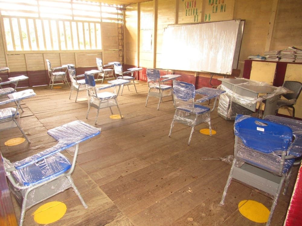 Cuatro colegios del San Juan recibieron dotación de la Unidad de Víctimas luego de la gestión adelantada por la Secretaría de Educación