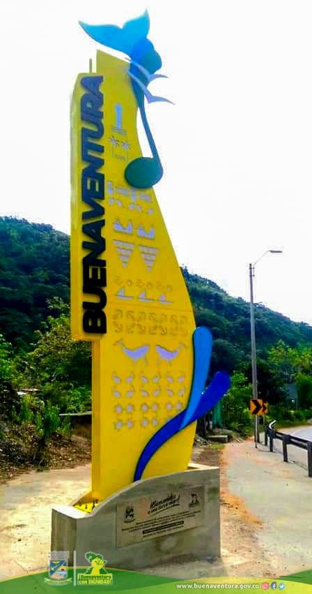 Alcaldía Distrital entregó Tótem de Bienvenida a la comunidad de Buenaventura en la celebración de sus 481 años