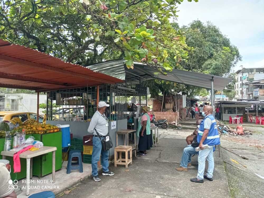 Secretaría de Gobierno sella construcciones de kioskos en los alrededores de la Santa Sofía