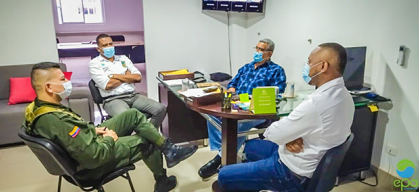 EPA Buenaventura articula acciones con autoridades del Distrito