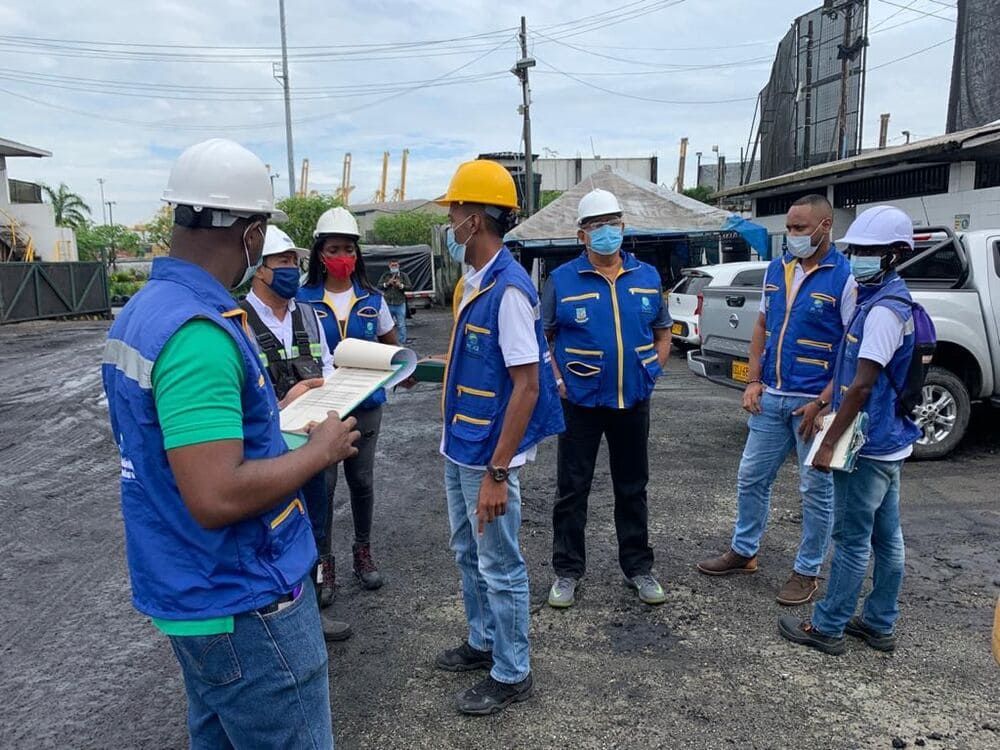 El EPA Buenaventura intensifica la inspección de las condiciones ambientales en los centros de acopio de carbón