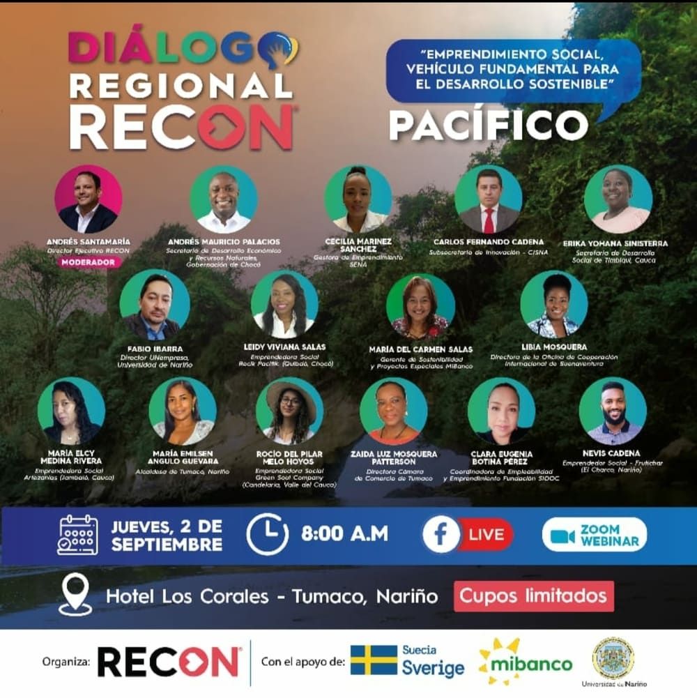 Directora de Cooperación Internacional Participará en el Foro: Diálogo Regional Recón, Emprendimiento Social Vehículo Fundamental Para El Desarrollo Sostenible