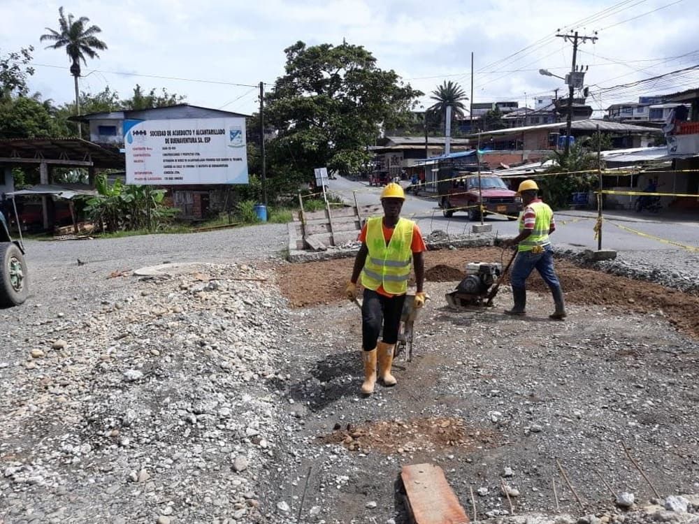 Familias se beneficiarán con obra liderada por la SAAB en el barrio El Triunfo