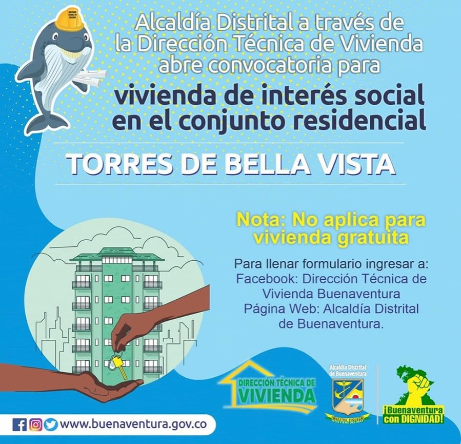 Dirección Técnica de Vivienda abre convocatoria para proyecto habitacional Torres de Bellavista
